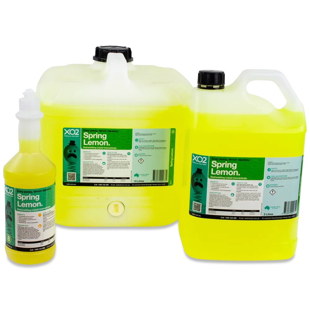 Spring Lemon - Manual Dishwashing Liquid Concentrate with Lemon Fragrance