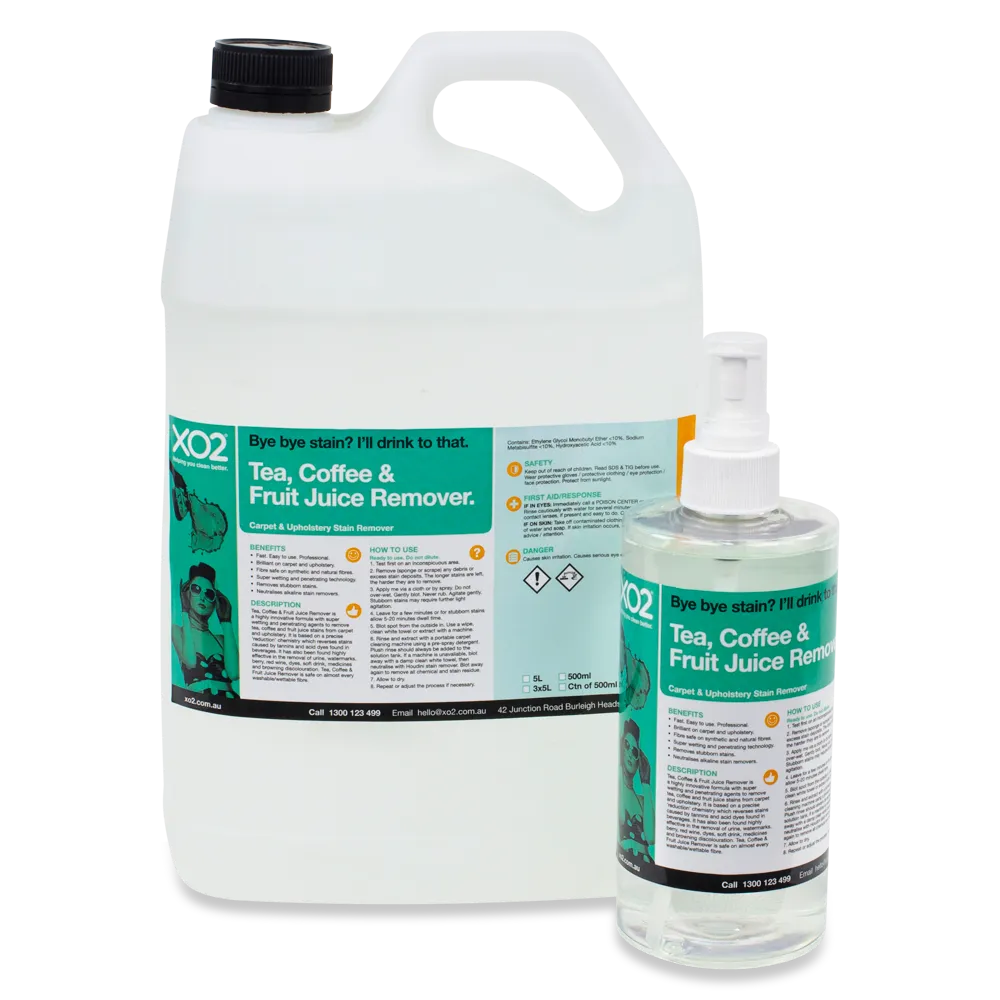Tea, Coffee & Fruit Juice Remover - Stain Remover For Carpet & Upholstery