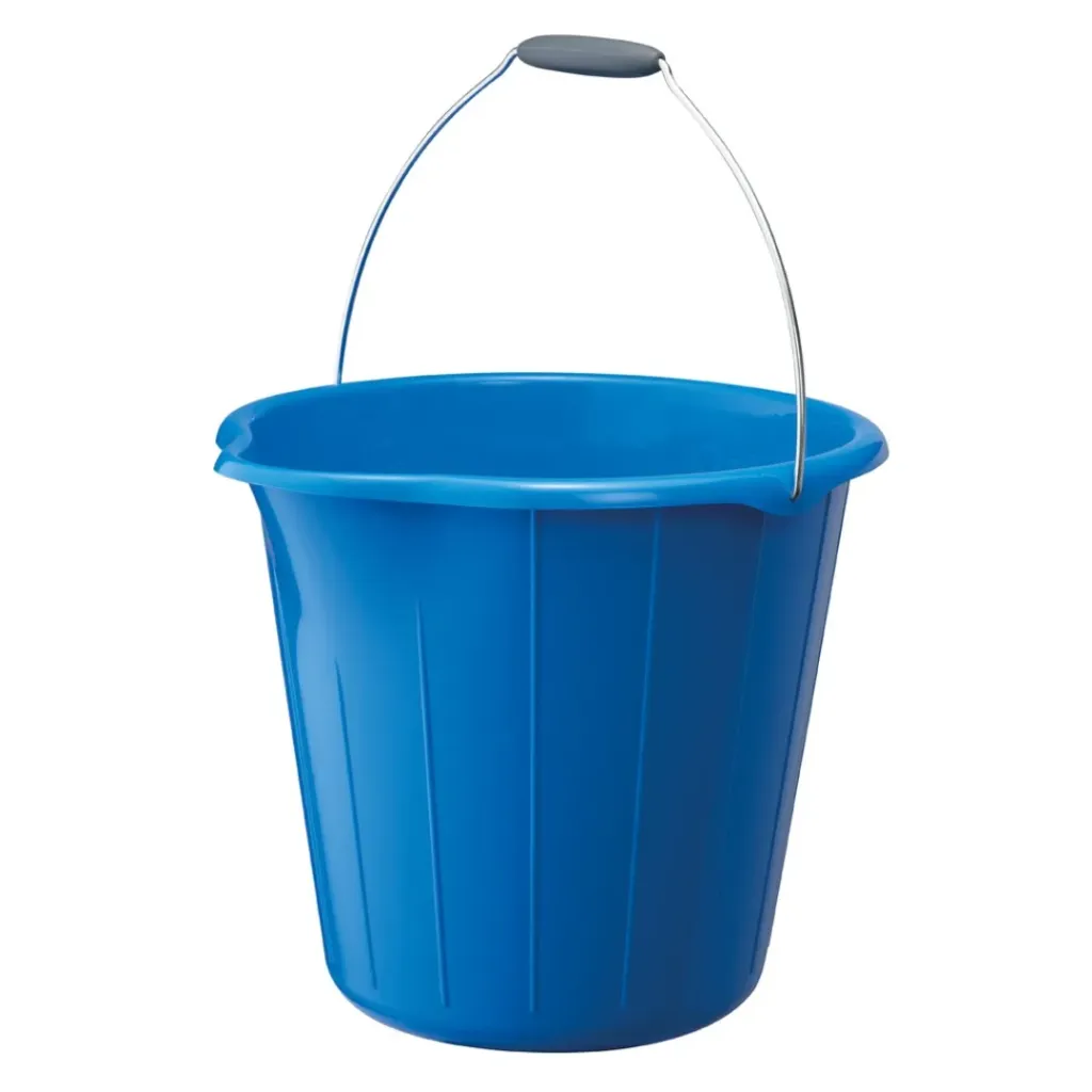 [BK-012B] 12L Duraclean Super Bucket With Handle - Plastic, Round, Pouring Lip
