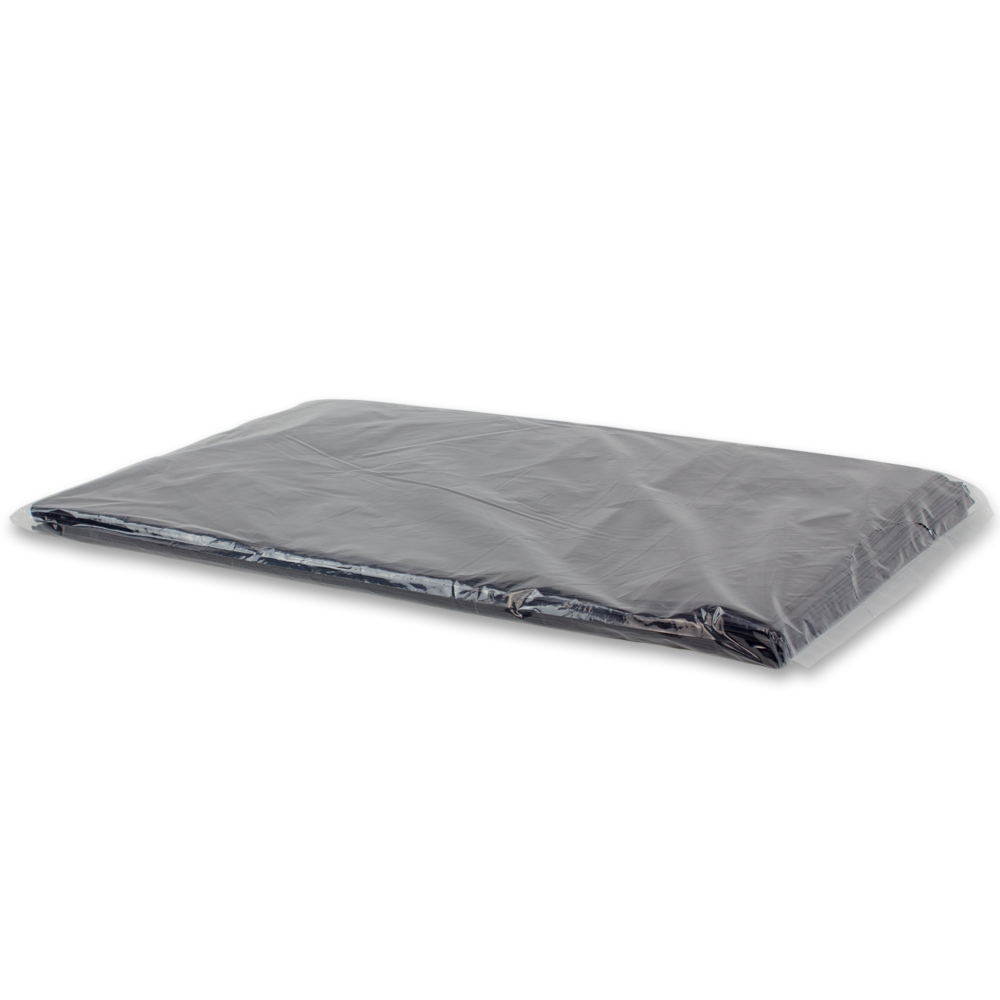 [WM042132] 240L Black Garbage Bags - Flat Pack - Extra Heavy Duty