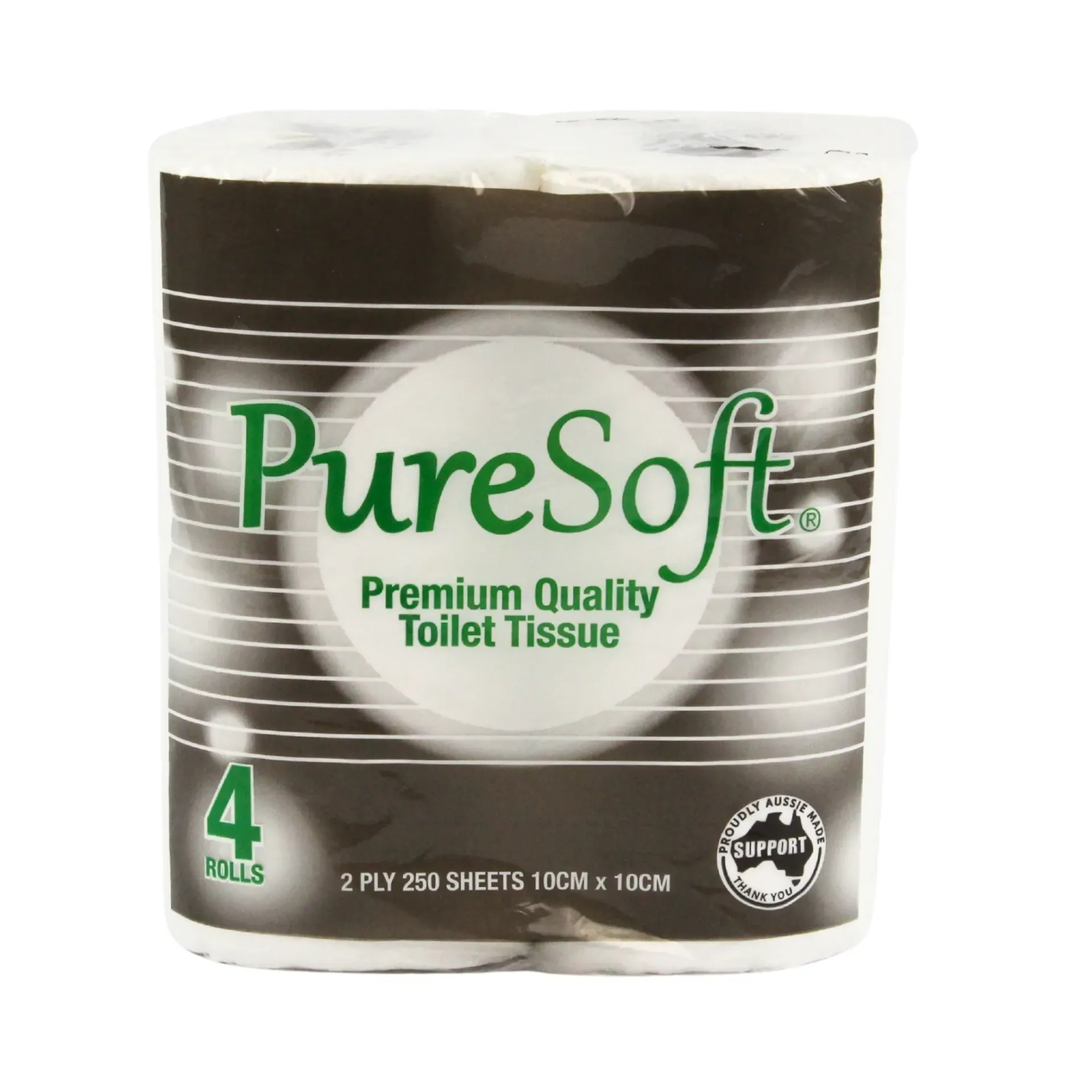 [0-000111] Puresoft (Blossom) 2ply 250 Sheets Toilet Paper Rolls