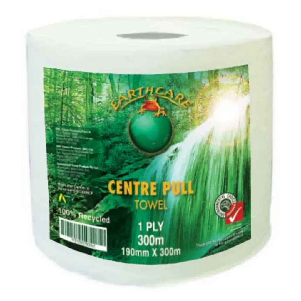 [6/EC3006CP] Earthcare Centre Pull Paper Roll Towel