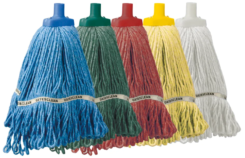 Oates Duraclean Hospital Launder Mop Head - Split & Banded, Premium Blended Yarn