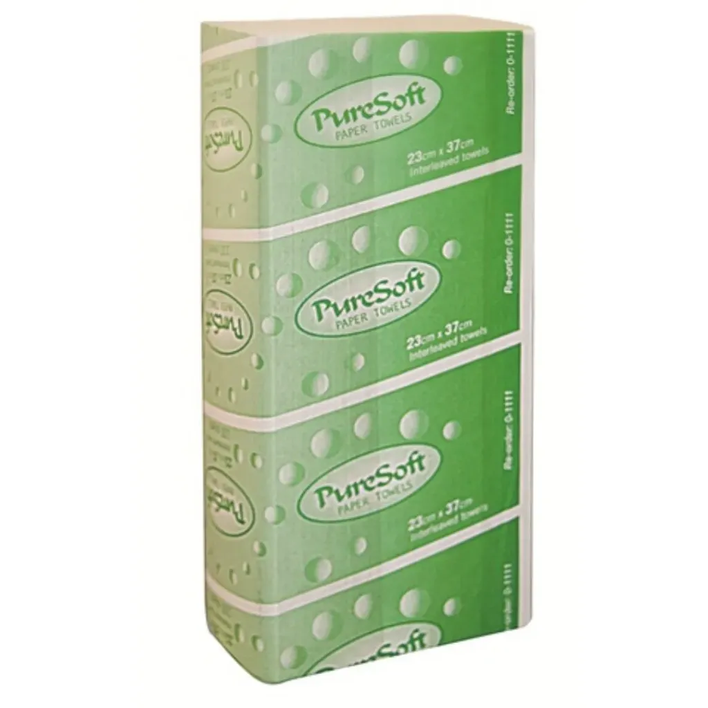 [0-1111N] Puresoft Large Interleaved Paper Hand Towels