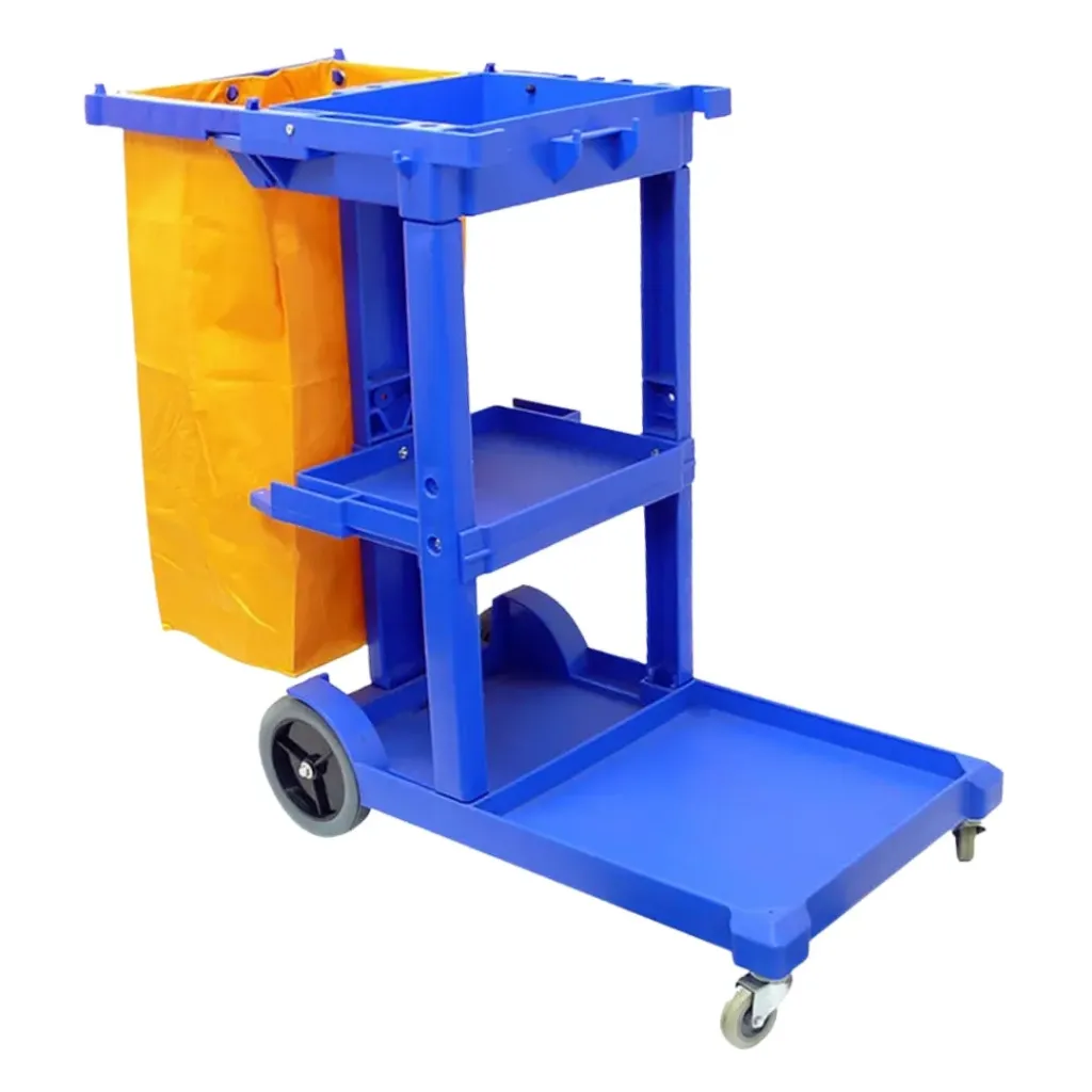 [AC701222] Janitors Trolley Cart - With Yellow Bag