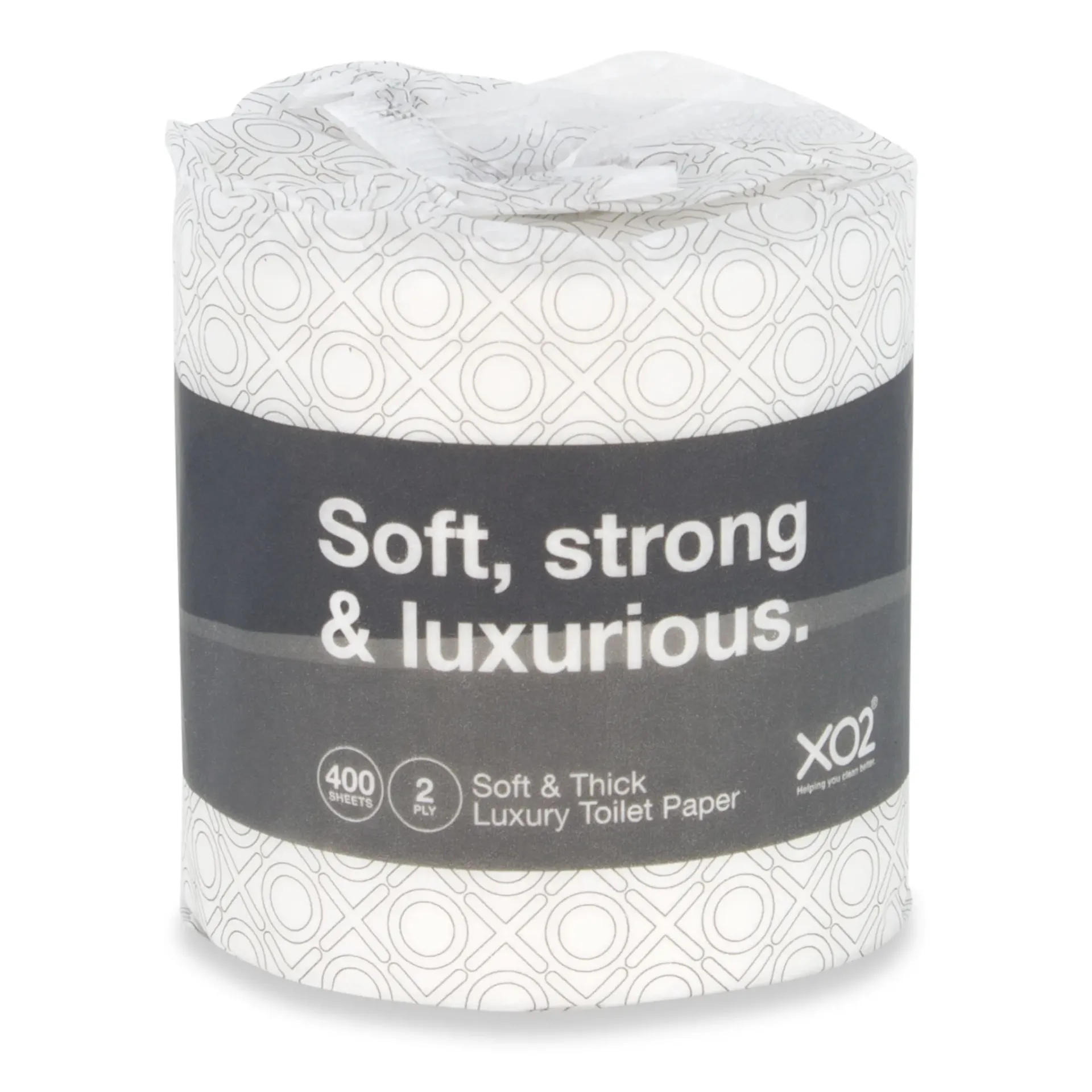 [BP065304] XO2® 2ply 400 Sheet Luxury Toilet Paper Rolls - Individually Wrapped