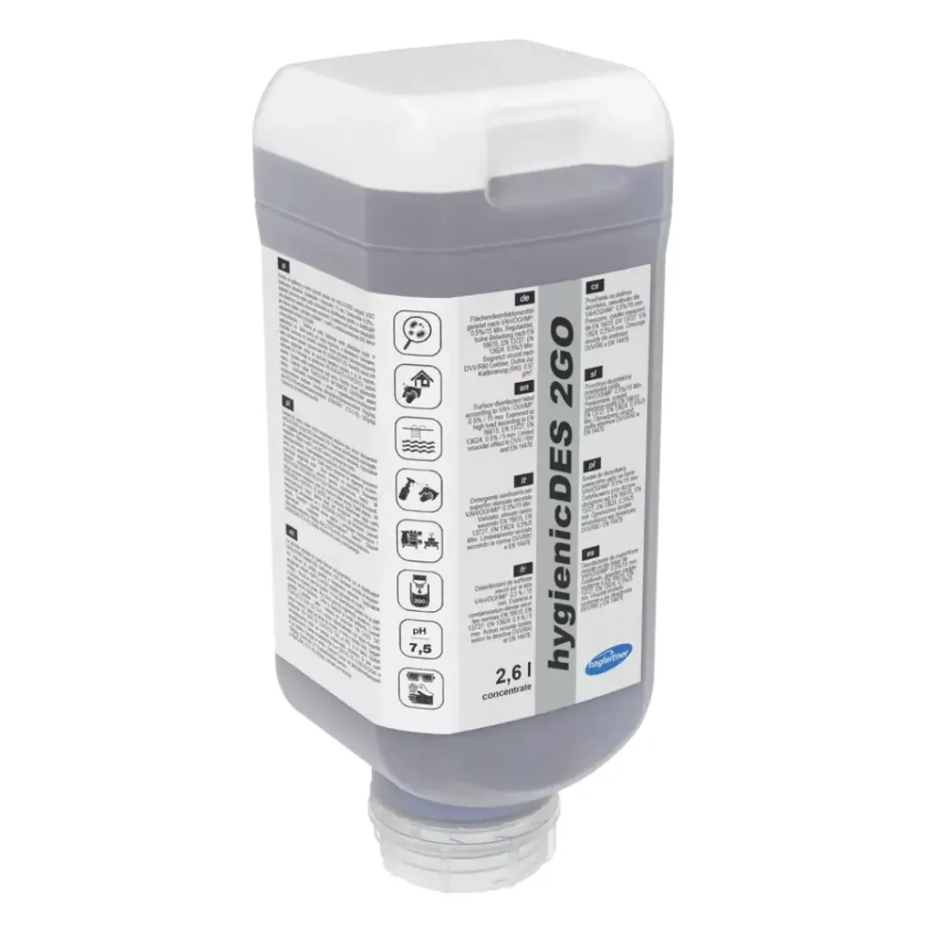 hygienicDES 2GO - Sanitiser & Disinfectant Concentrate