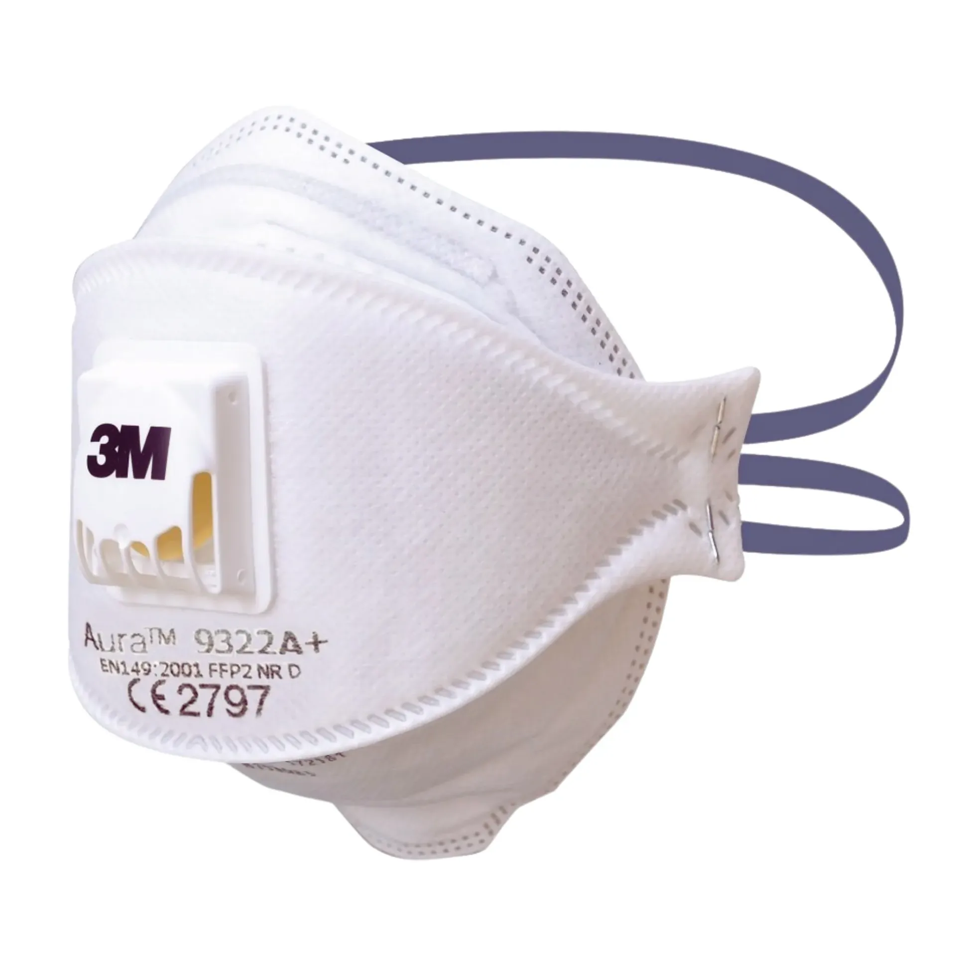 [7100106887] 3M™ Aura™ Particulate Respirator 9322A+ (P2, Valved)