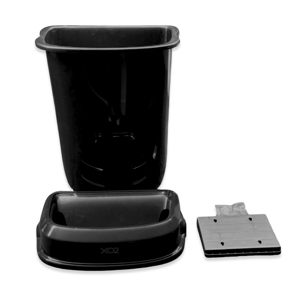XO2® Black Wall Mounted Bin