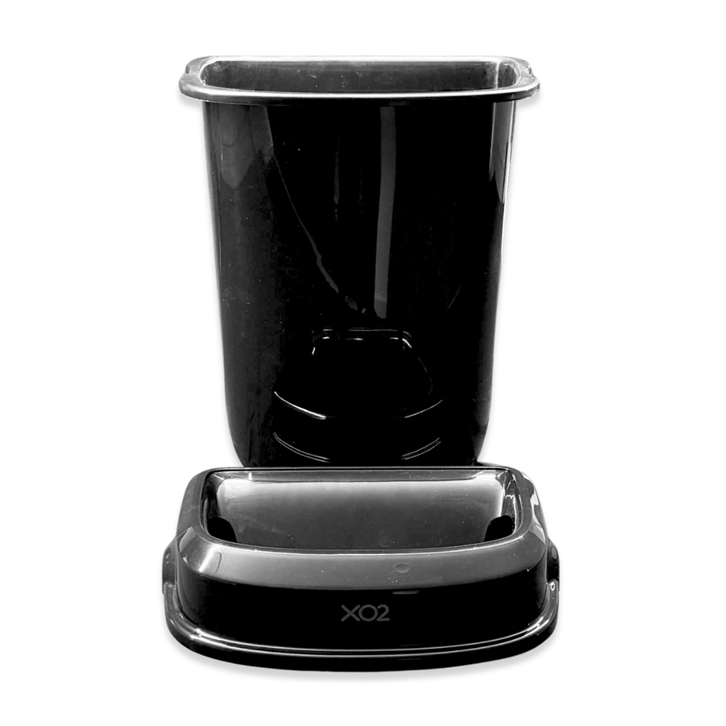 XO2® Black Wall Mounted Bin