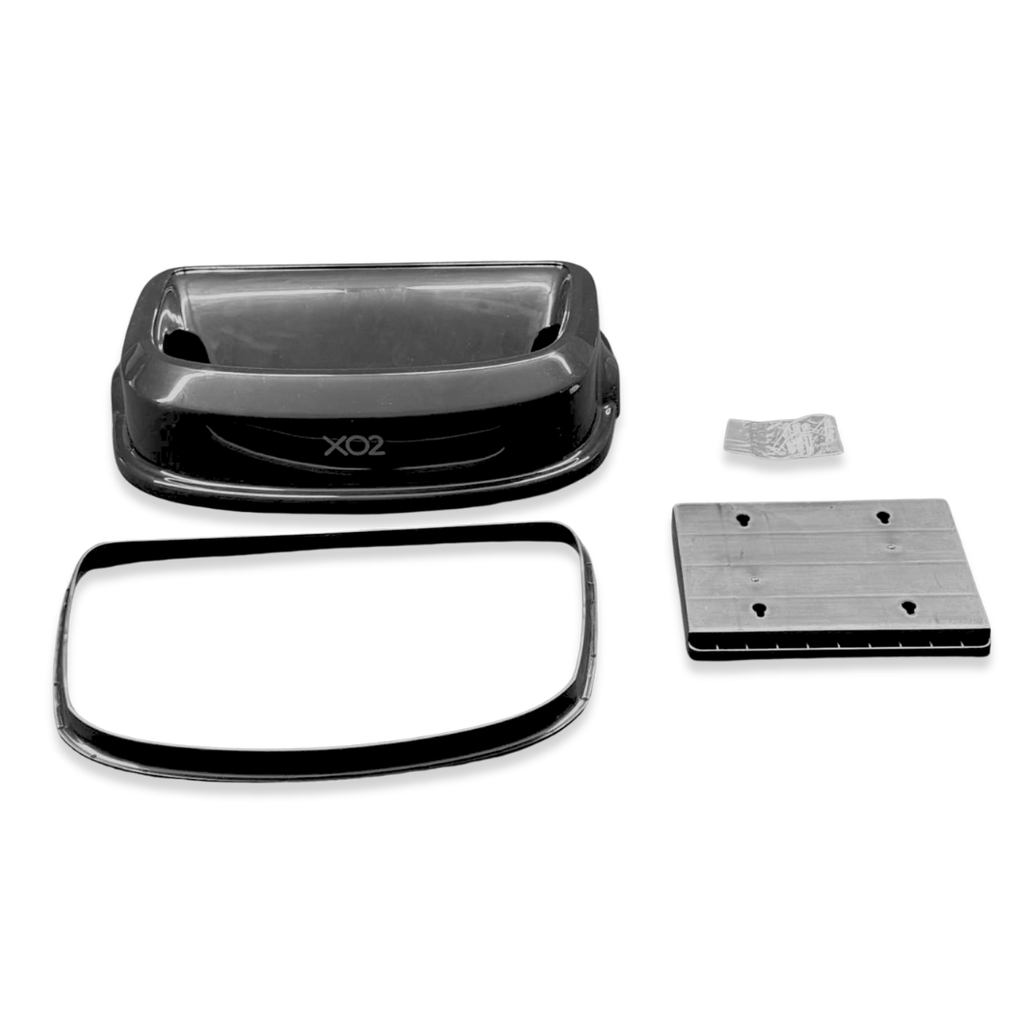 XO2® Black Wall Mounted Bin