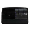 XO2® Black Dual Toilet Roll Dispenser - 2 Standard Roll Capacity