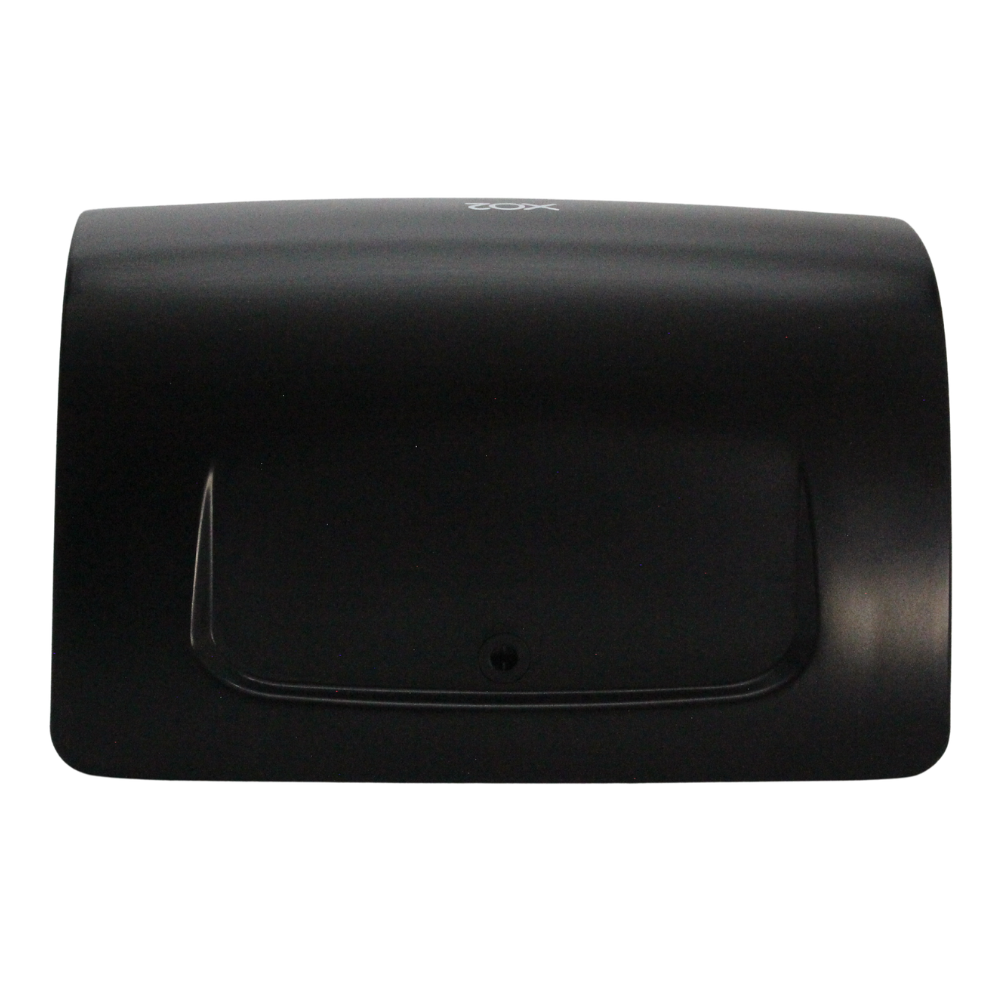 XO2® Black Dual Toilet Roll Dispenser - 2 Standard Roll Capacity