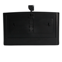 XO2® Black Dual Toilet Roll Dispenser - 2 Standard Roll Capacity