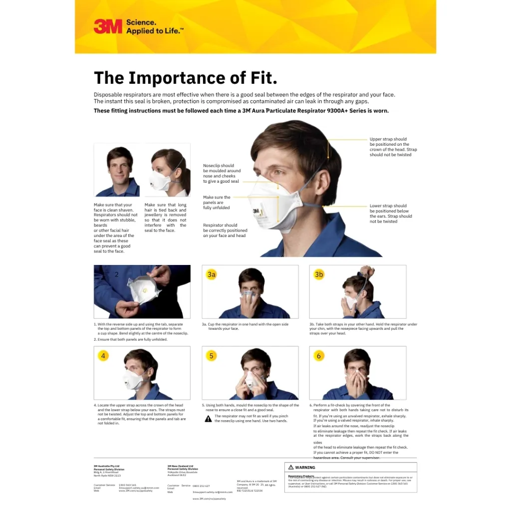 Product Image - XA010017854 - 3M Aura 9322A+ P2 Valved Particulate Respirator (4).webp