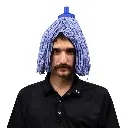 Product Image - AC513212 - XO2® 'Mop It Good' 400g Premium Cotton Mop Head - Blue (3).webp