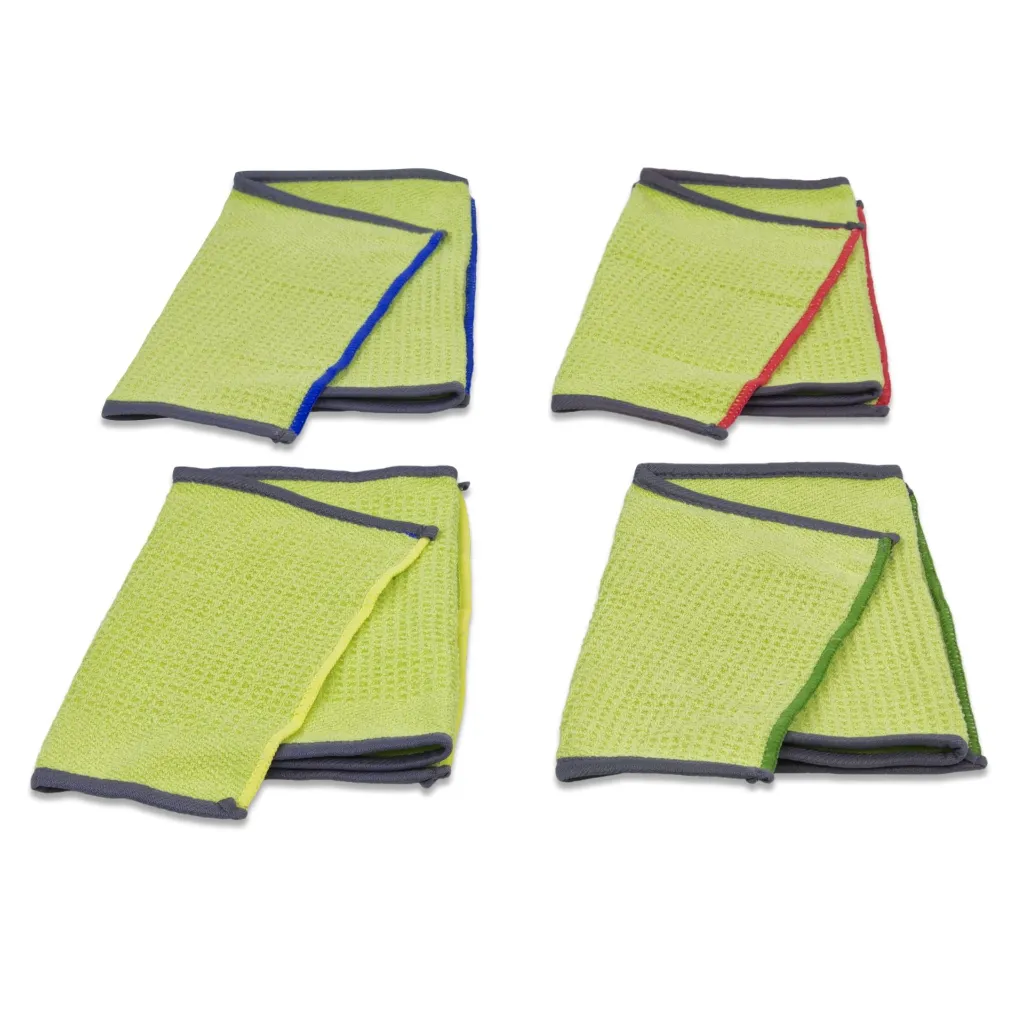 Product Image - AC501400 - RefleXO2 Ultra Microfibre Cloth Group - Green with Colour Coding, For Floor Mopping & Hand Wiping (2).webp