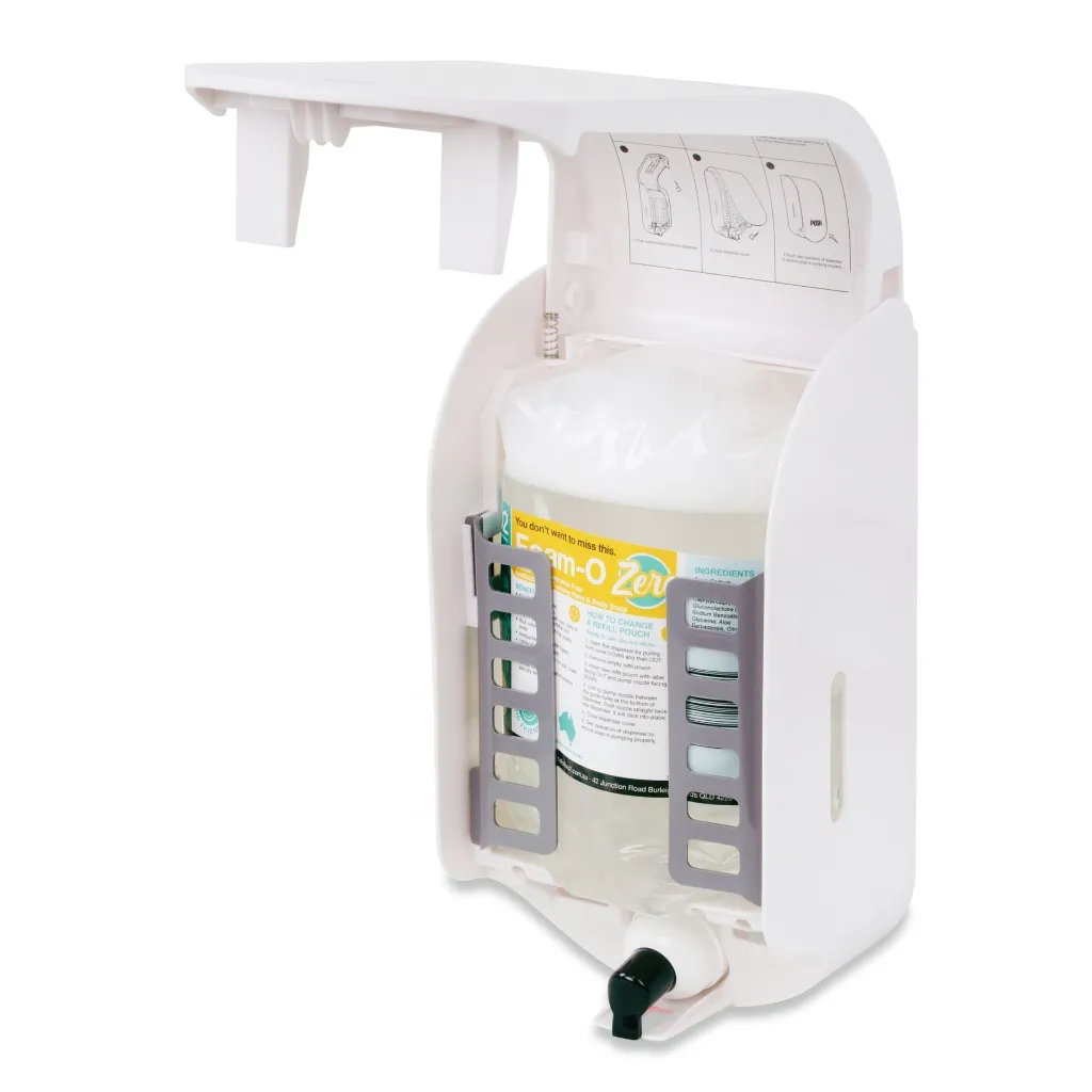 Product Image - Foam-O - Dispenser - White CH700102 - For Hand, Hair & All Over Body Wash (4).webp