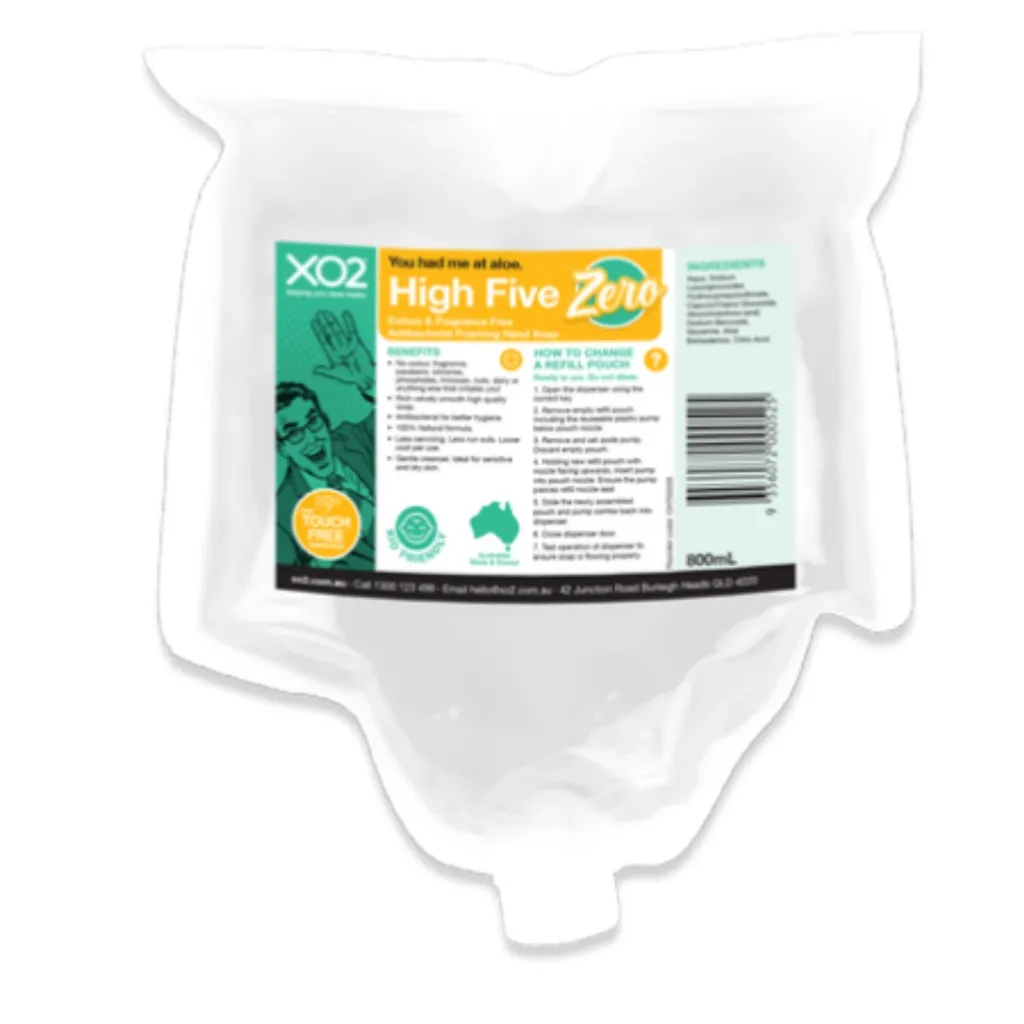 Product Image - High Five Zero - Refill CH700326 - Touch-Free Antibacterial Foaming Hand Soap.webp