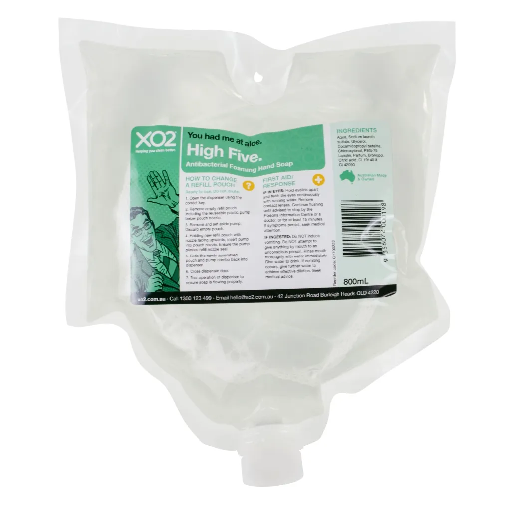 Product Image - High Five - Refill CH700322 - Touch-Free Antibacterial Foaming Hand Soap (1).webp