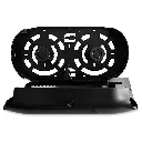 Double Jumbo Commercial Toilet Roll Dispenser - Black 4.webp