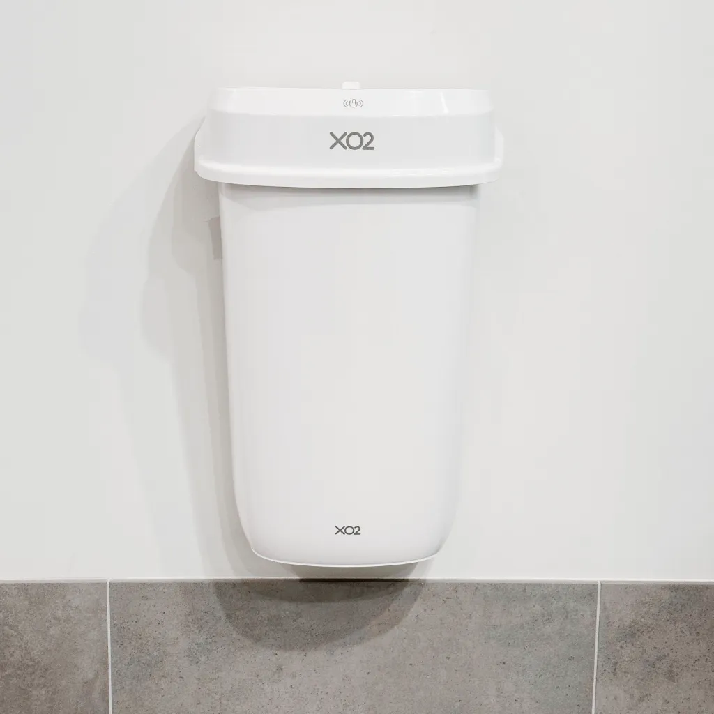 Product Image - BP091112 - XO2® Automatic Feminine Hygiene Sanitary Disposal Bin - Automatic Touch-Free Opening, Freestanding & Wall-Mountable (6).webp