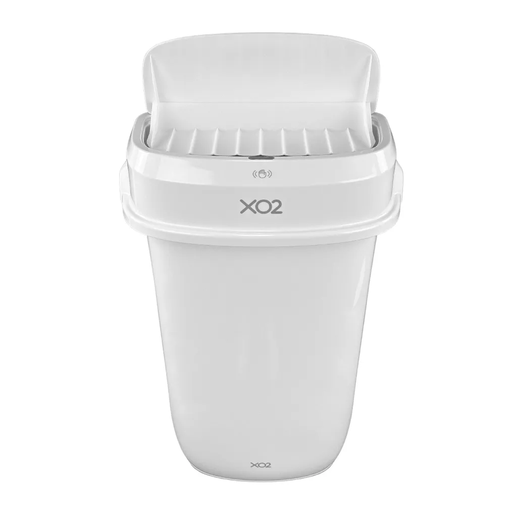 Product Image - BP091112 - XO2® Automatic Feminine Hygiene Sanitary Disposal Bin - Automatic Touch-Free Opening, Freestanding & Wall-Mountable (3).webp