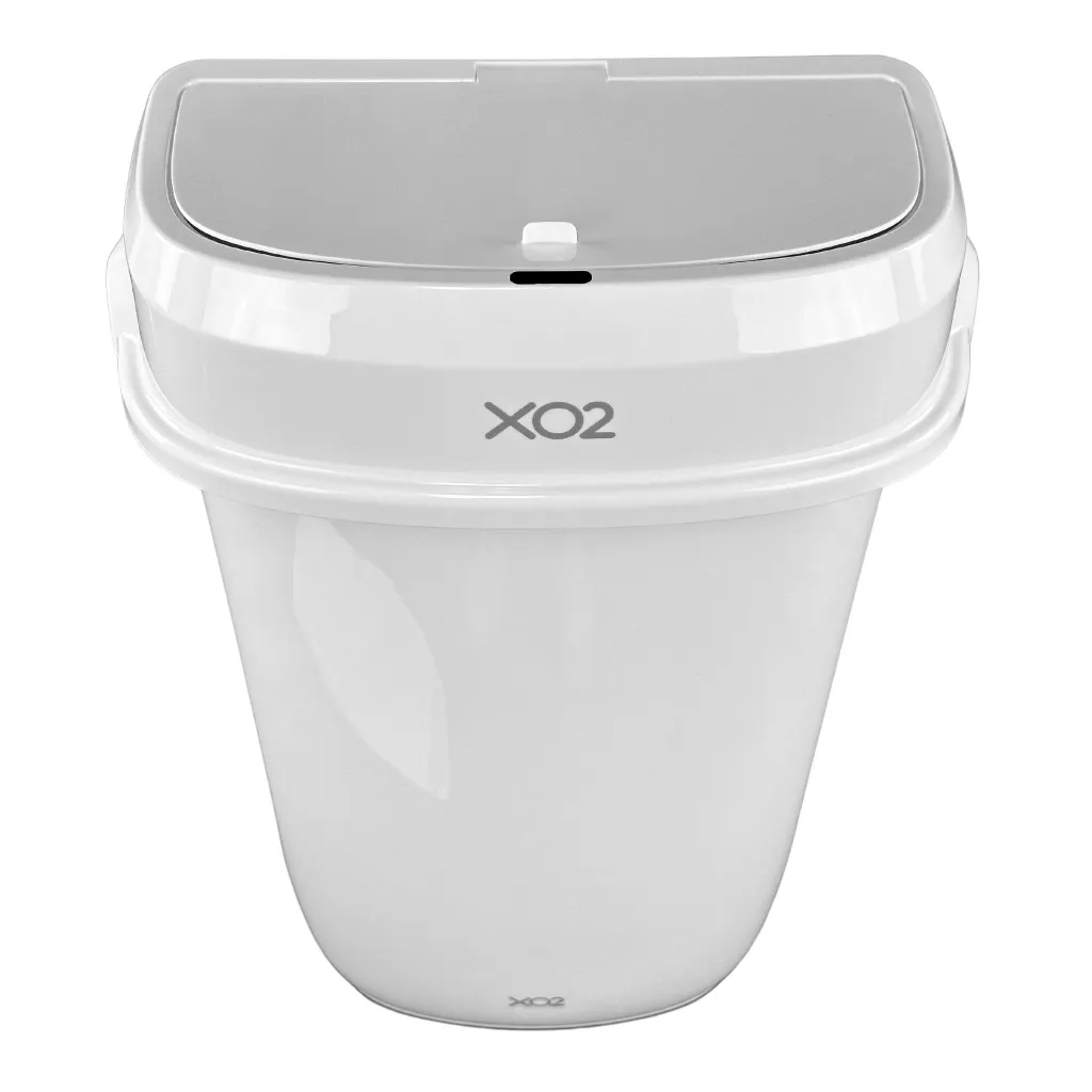 Product Image - BP091122 - XO2® Manual Feminine Hygiene Sanitary Disposal Bin - Manual Open, Wall-Mountable & Free Standing Design (2).webp