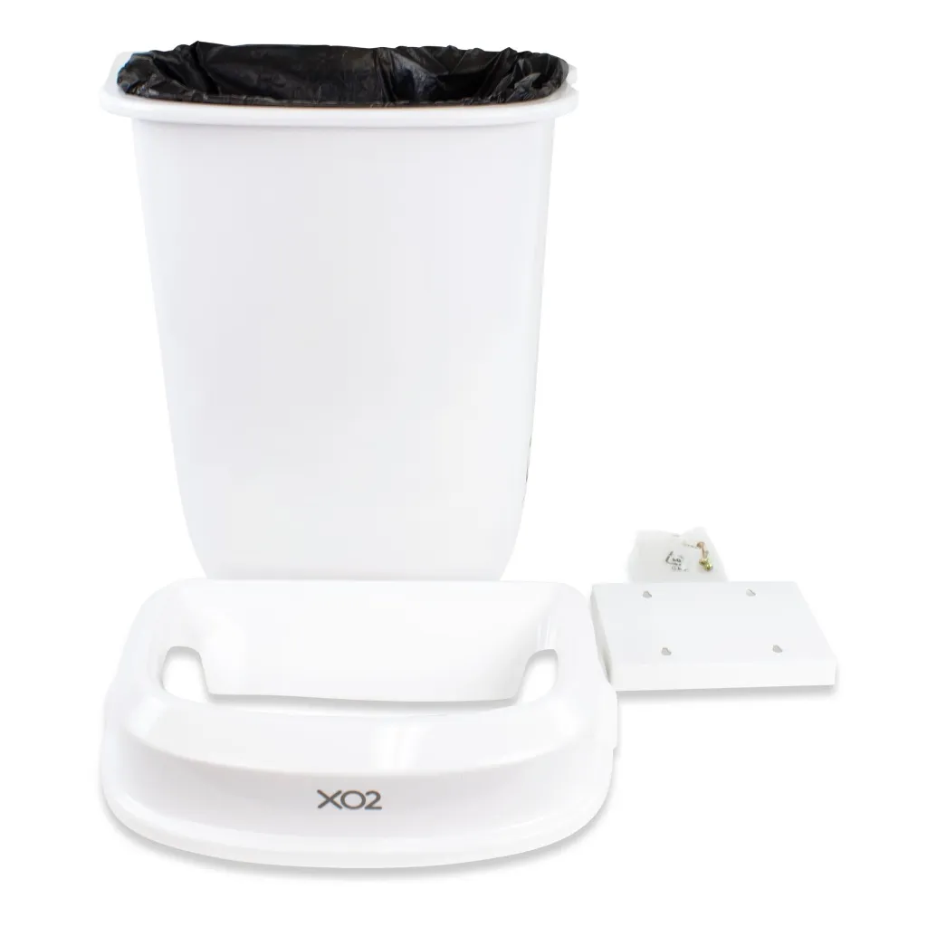 Product Image - WM017041 - XO2® White Bin - Freestanding or Wall Mounted (3).webp
