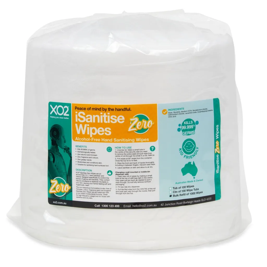 Product Image - CH715906 - iSanitise Zero Wipes 1000  Roll.webp