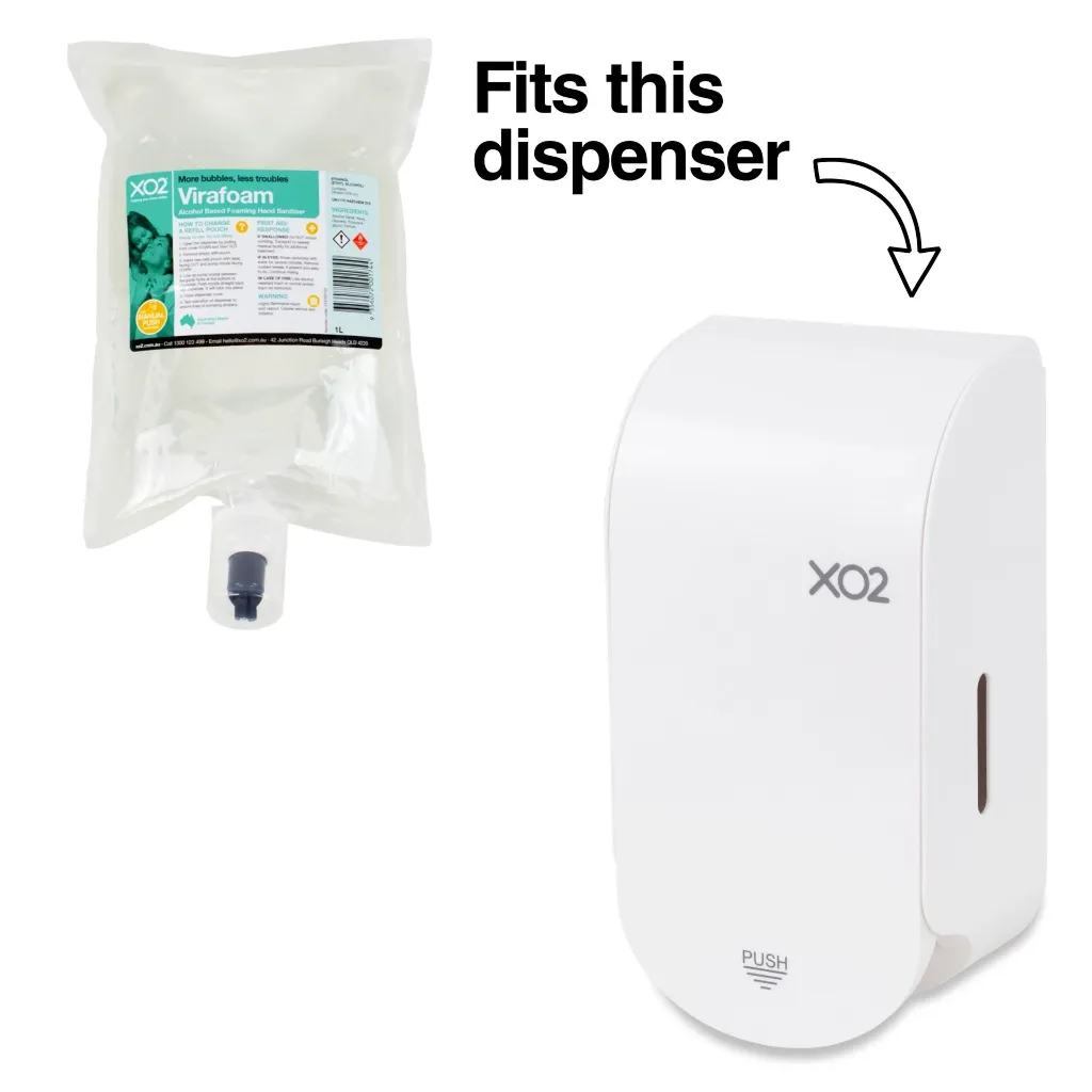 Product Image - Virafoam - Refill CH700152 - Alcohol Based Foaming Hand Sanitiser - Manual Push (1).webp