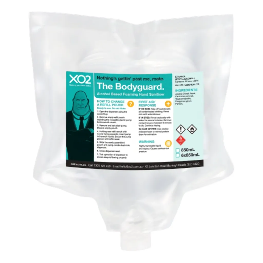 Product Image - The Bodyguard - Refills CH701422 - Alcohol Based Foaming Hand Sanitiser Refill.webp