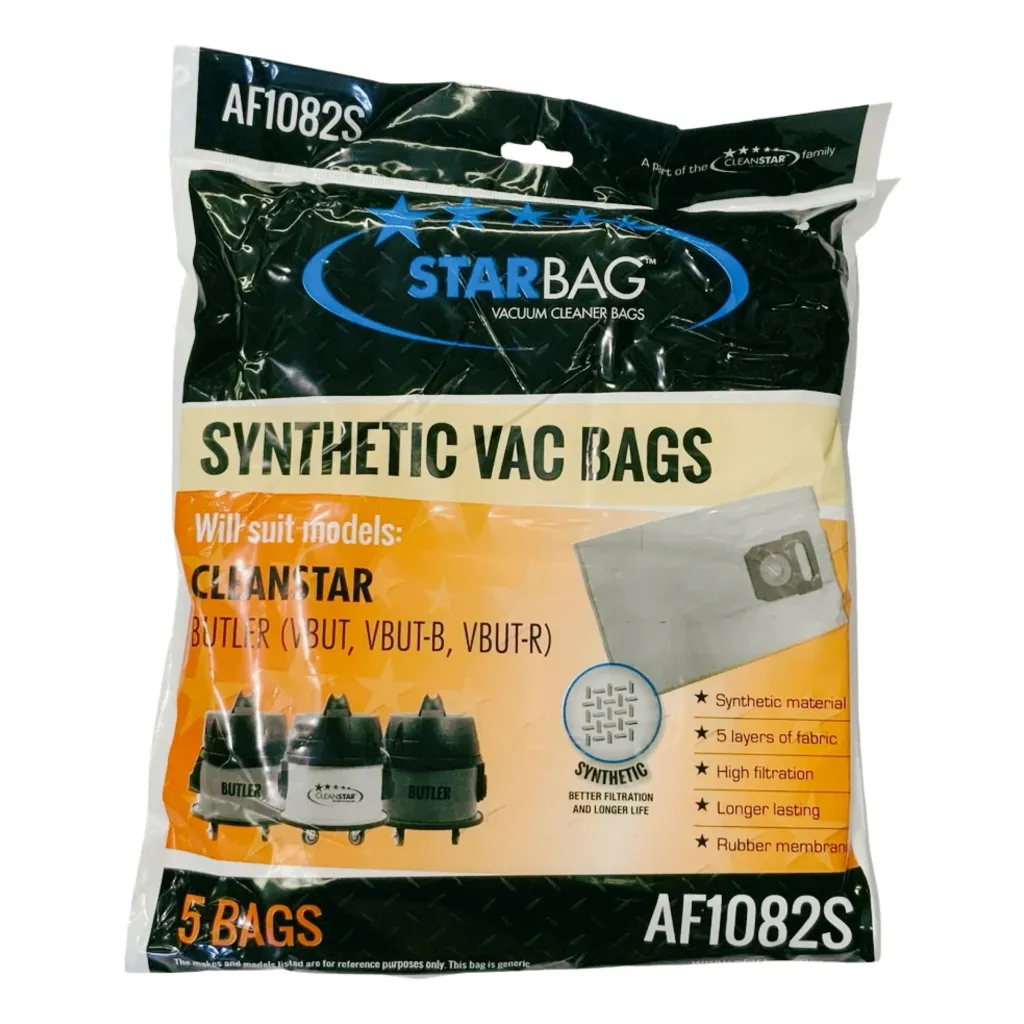 Product Image - AF1082S - Starbag AF1082S Disposable Synthetic Dust Bags - Butler (2).webp