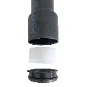 Product Image - PA036512, BPB032 - Plastic Vacuum Cleaner Elbow Grip Handle - 32mm Neck, Includes Click Ring & Swivel (1).webp