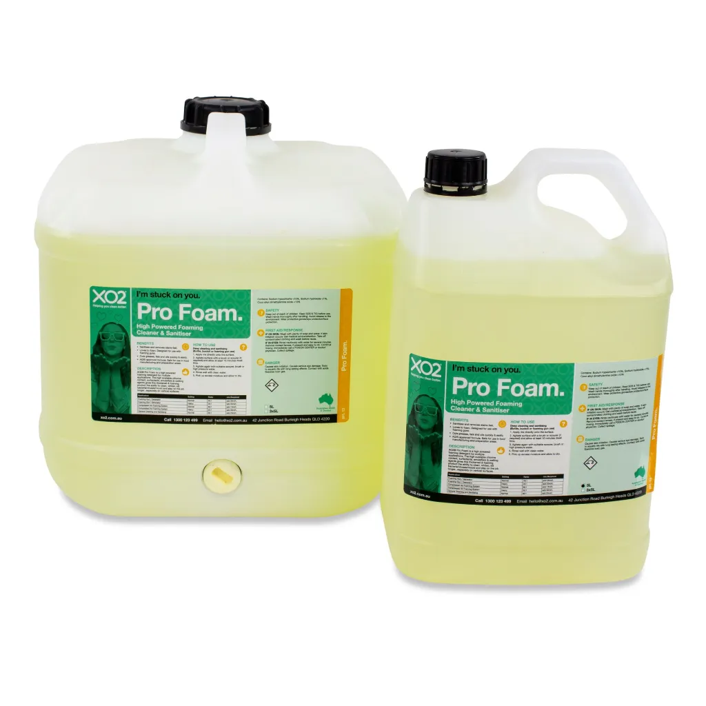 Product Image - CH501000 - Pro Foam - Heavy Duty Foaming Cleaner, Degreaser & Sanitiser Concentrate.webp