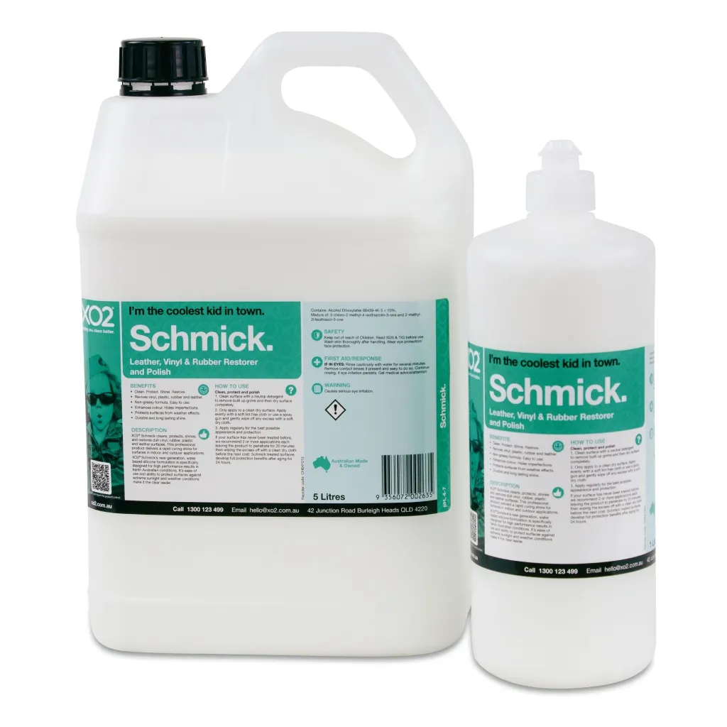 Product Image - CH641000 - Schmick - Leather, Vinyl, Duco & Rubber Cleaner, Restorer and Protector.webp