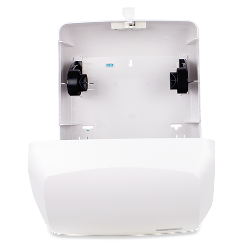 XO2® Mungous Touch Free Hand Towel Dispenser - Open Front View