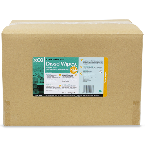 Disso® Wipes - Hospital Grade Disinfectant & Cleaner Wipes - Kills COVID-19, TGA Listed