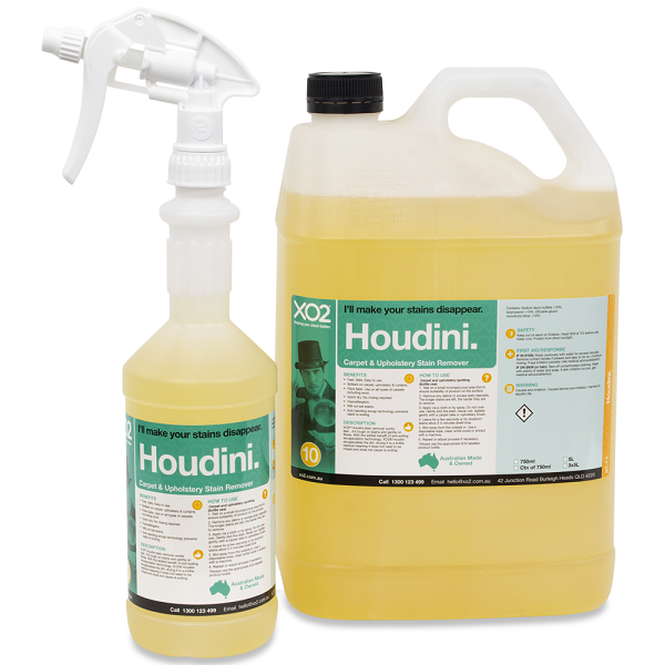 XO2® Houdini - The Amazing Stain Remover For Carpet & Upholstery