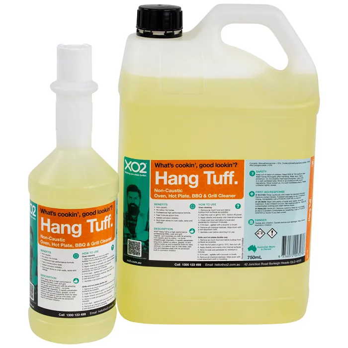 XO2® Hang Tuff - Non-Caustic Oven, Hot Plate, BBQ & Grill Cleaner