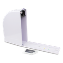 XO2® Touch Free Sanitary Hygiene Disposal Bin - Automatic - Open Back Side View