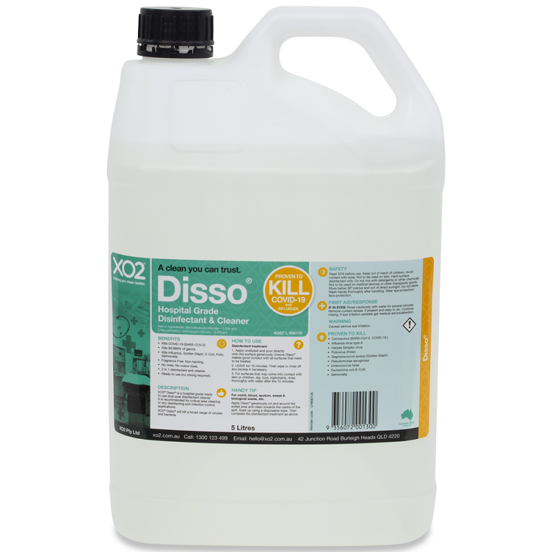 Disso® Hospital Grade Disinfectant & Cleaner Starter Kit - Kills COVID-19, TGA Listed