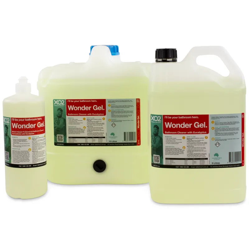 XO2® Wonder Gel - Bathroom Cleaner with Eucalyptus