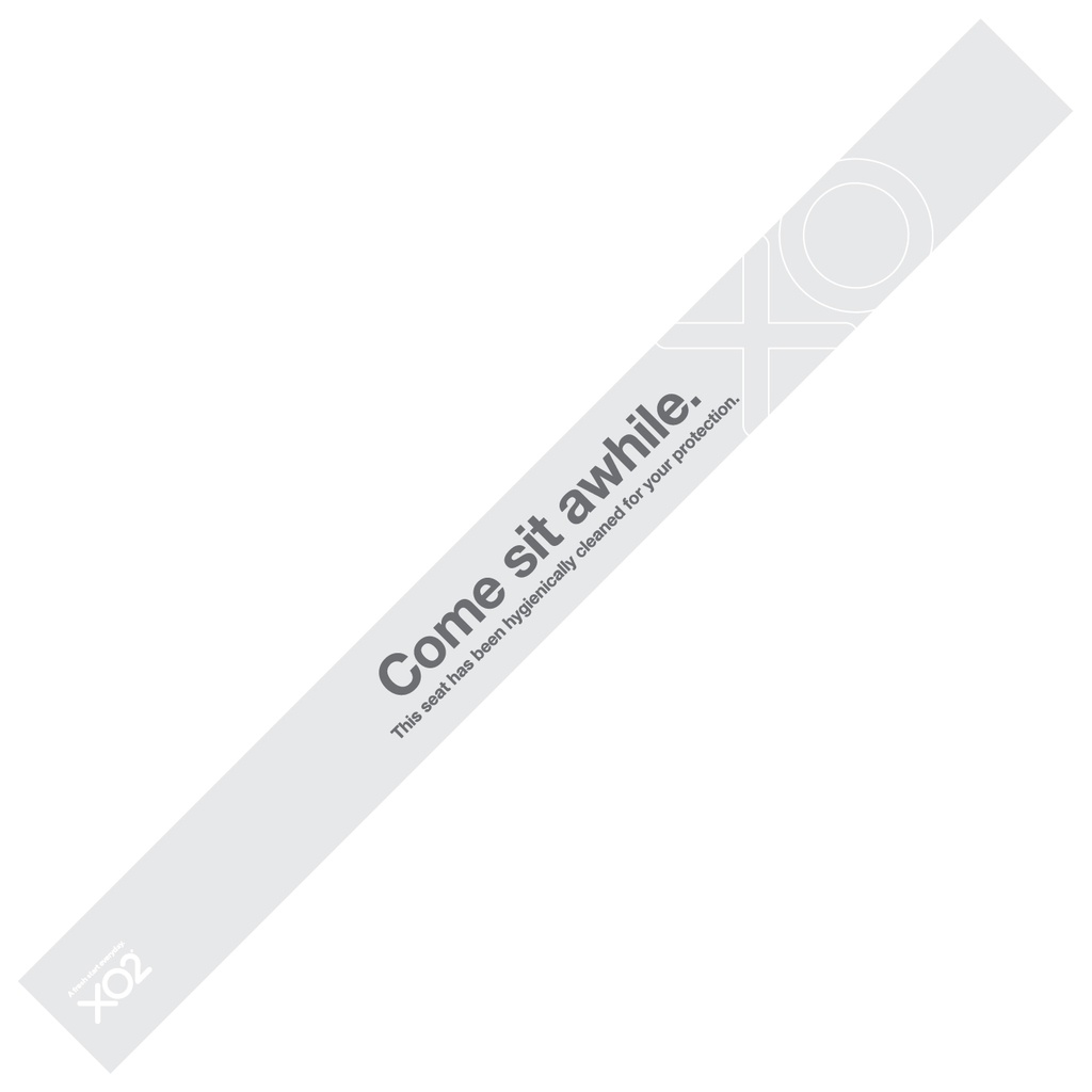 XO2® Toilet Seat Hygiene Seals - Come sit awhile