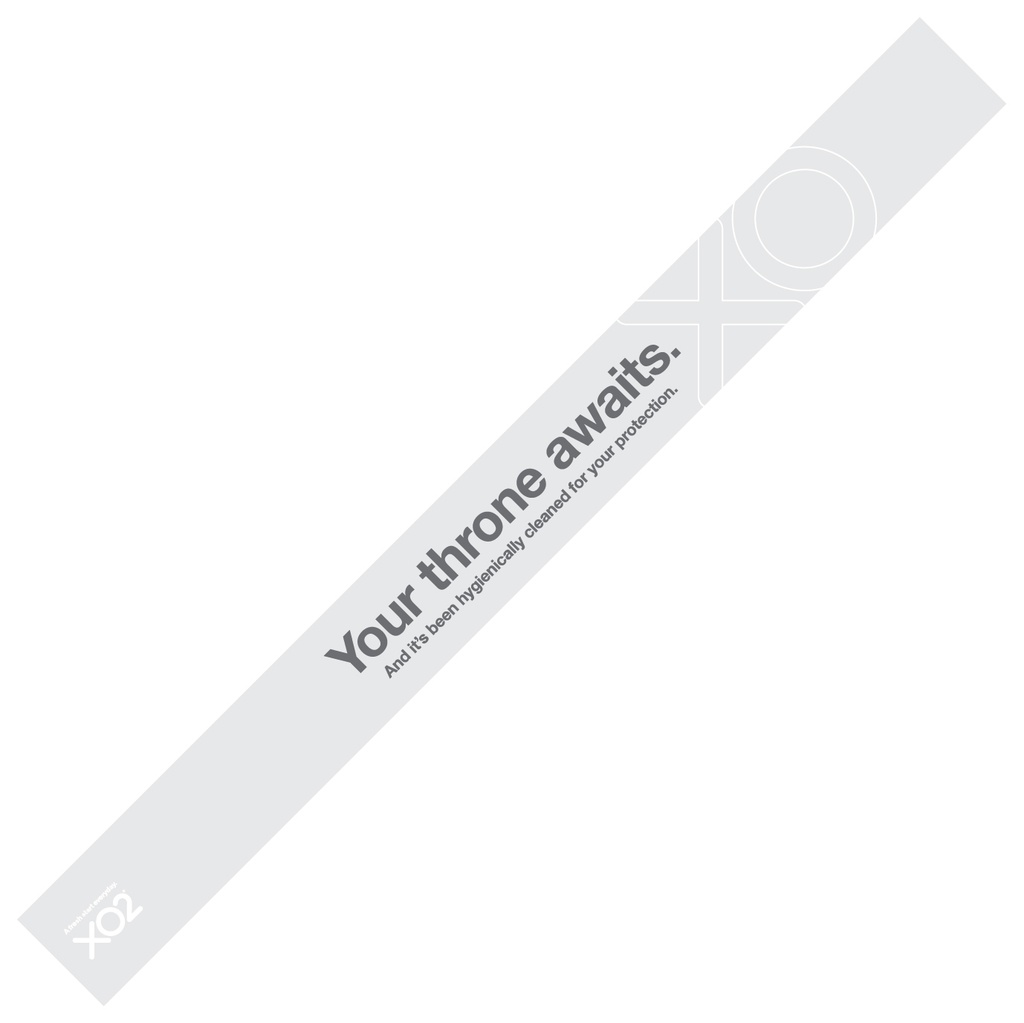 XO2® Toilet Seat Hygiene Seals - Your throne awaits