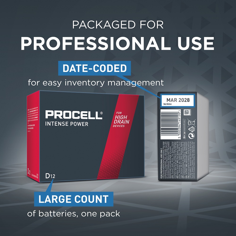 D Type Procell INTENSE Power Battery