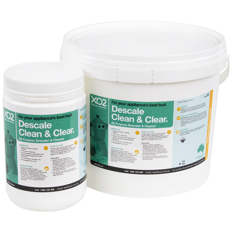 XO2® Descale Clean & Clear - All Purpose Descaler & Cleaner