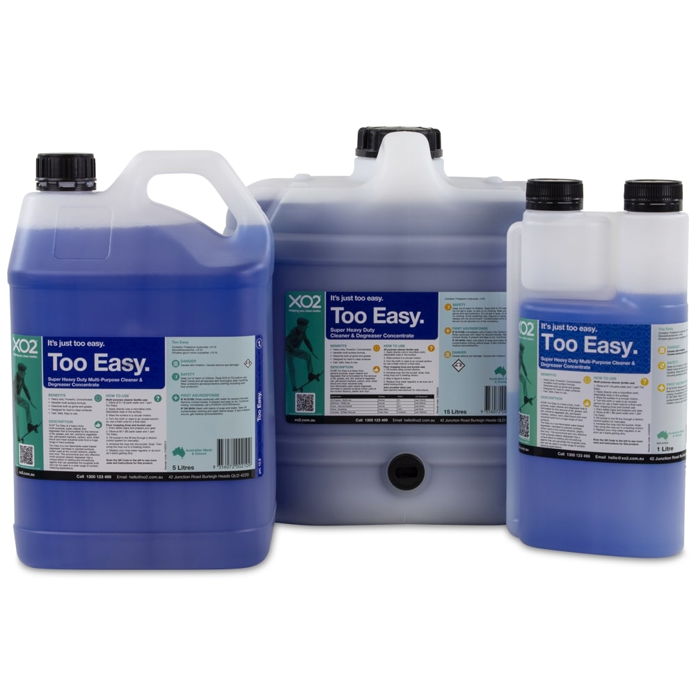 XO2® Too Easy - Super Heavy Duty Cleaner & Degreaser Concentrate