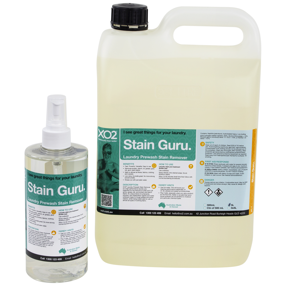 XO2® Stain Guru - Laundry Prewash Stain Remover