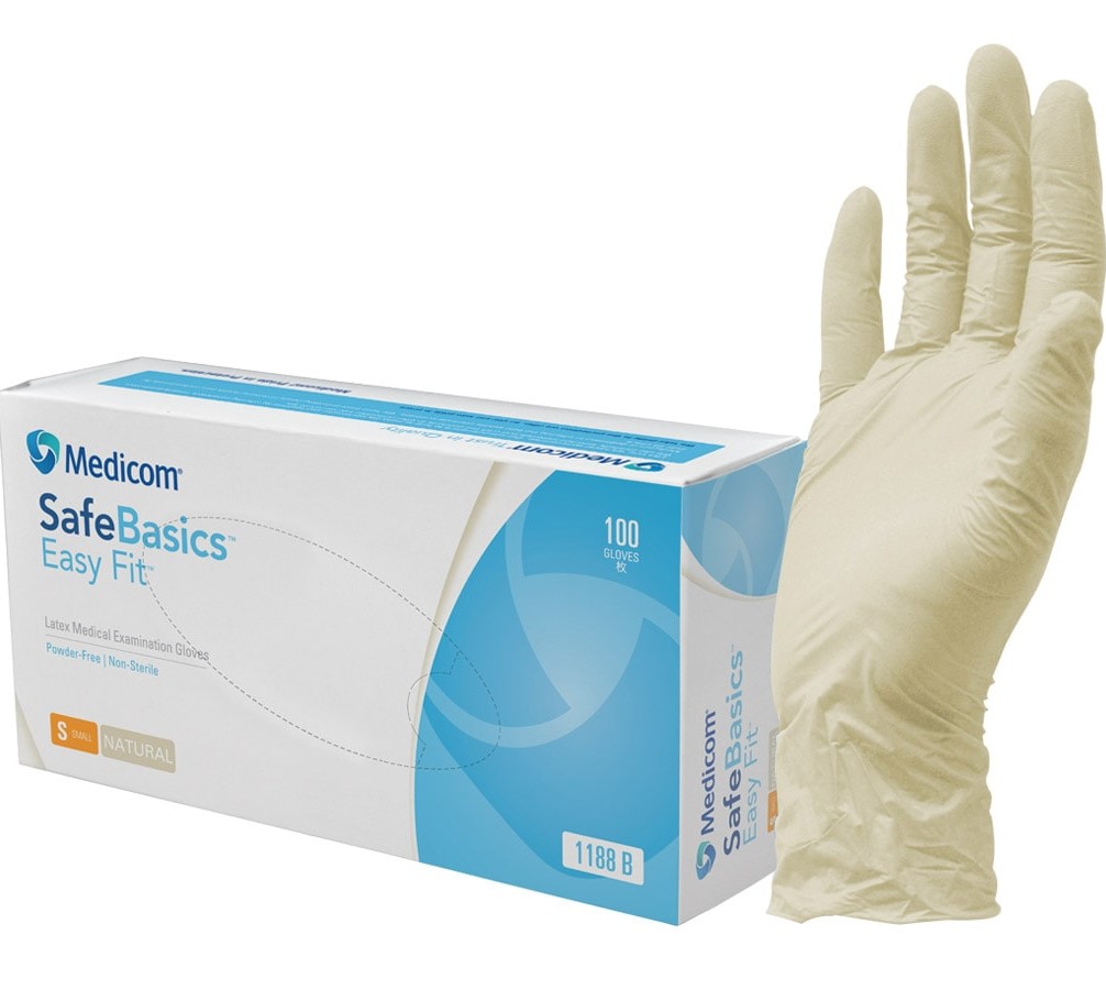 White Latex Gloves - Powder Free & Disposable